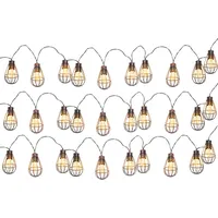 Nowa 30x LEDs Solar Lichterkette Aussen Solarlampe Garten Dekoration