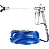 Vevor Airless-Farbspritzpistole Schlauch-Set 3600PSI mit Verlängerungsstangen