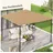 Outsunny Pavillon-Ersatzdach 2,98 x 2,95 m Beige