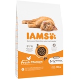 Iams for Vitality mit frischem Huhn 2x 10 kg