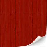 3 Blatt selbstklebende Ziegelmauer Wandverkleidung für Puppenhäuser Maßstab 1:12 (Schwedenhaus Rot)