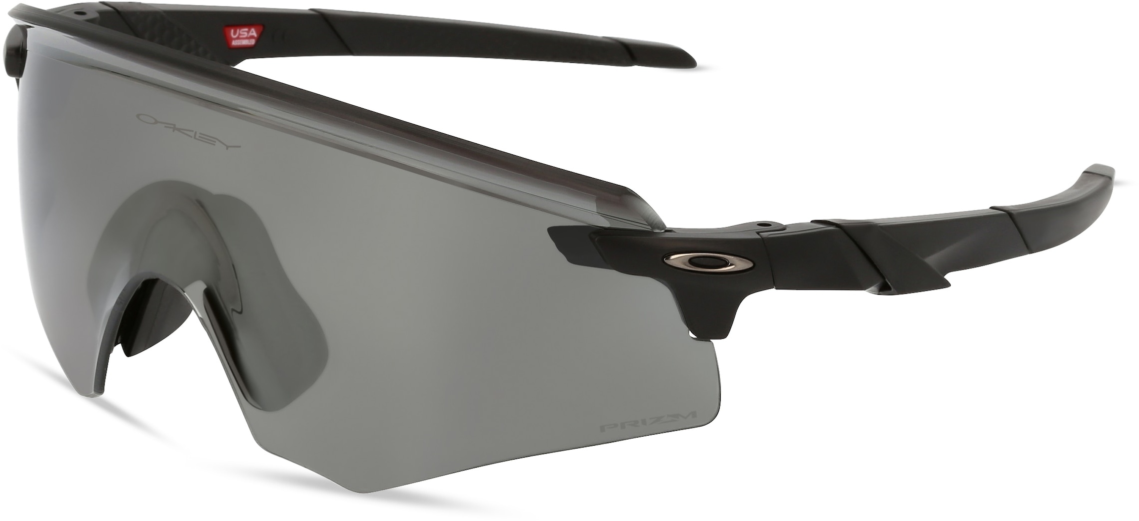 Oakley OO9471 ENCODER Unisex-Sonnenbrille Randlos Monoscheibe Kunststoff-Gestell, schwarz