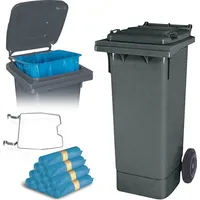 BRB-Lagertechnik Mülltonne 80 l Grau