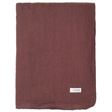 Broste Copenhagen Tischdecke Gracie Leinen Aubergine