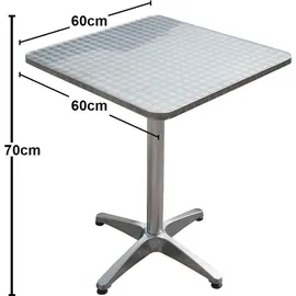 Harms DS Klapptisch Edelstahl-Platte 0 x 0 x 0 cm Silber/Grau