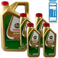 9 Liter Castrol Motorenöl Edge Fluid Titanium 5W-30 M Motoröl Oil Ö 15BF6C