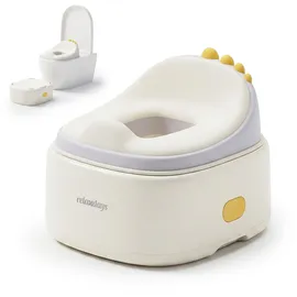 Relaxdays Töpfchen 4-in-1 Dino, mit Deckel