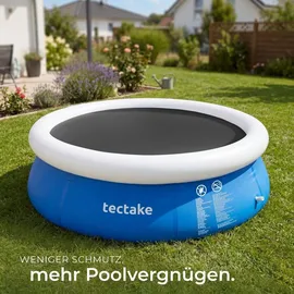 Tectake Pool-Solarfolie Schwarz 455 cm