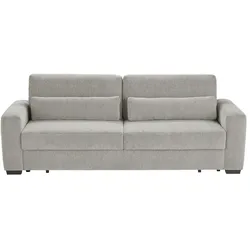 medium Schlafsofa mit Bettkasten Kingsley De Luxe ¦ grau ¦ Maße (cm): B: 248 H: 92 T: 107.0