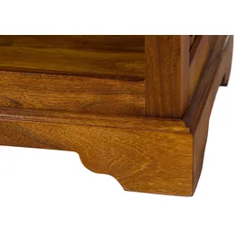 Massivmoebel24 Bücherregal 54 x 44 x 195 cm Honig