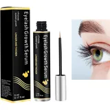 Wimpernwachstumsserum,Wimpernserum,Augenbrauenverstärker und Wimpernserum,Eyelash Serum Growth,Lash Serum,Aktiviert Haarfollikel Von Der Wurzel An,Zu Längeren,Stärkeren Und Dickeren Wimpern Führt 5 ML