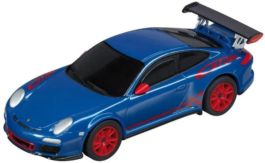 Modellauto Carrera Porsche GT3 RS, blau mit Sound - Maßstab 1:43