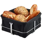 GEFU Brotkorb BRUNCH eckig schwarz