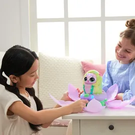 Spin Master Hatchimals Bloomables Puppyfly, Interaktives Spielzeug mit Überraschung, doppelter Verwandlung und über 100 Geräuschen