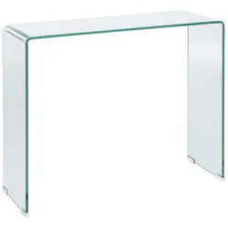 Konsolentisch KENDALL Sicherheitsglas Transparent