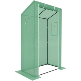 Konifera Foliengewächshaus pulverbeschichtet Grün Folie 0 mm 0,66 m2