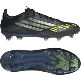 adidas F50 Pro Firm Ground Herren Core Black/Iron Met./Lemon 43 1/3