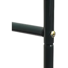 Relaxdays Rosenbogen Metall 255 x 140 x 38 cm Dunkelgrün