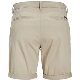 JACK & JONES Bowie Solid Chino Shorts Crockery XL