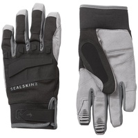 SealSkinz Unisex Wasserdichter Allwetter Handschuh für Mountainbiking – Schwarz/Grau, S