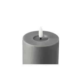 Möbel Kraft LED Kerze 17 cm grau
