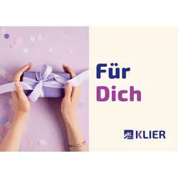 KLIER Gutschein Trägerkarte Für Dich