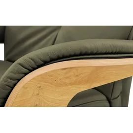 HIMOLLA Relaxsessel 7818 Leder 75 x 108 x 84 cm Grün elektrisch