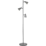 Beliani Stehlampe Beton hellgrau modern MISTAGO