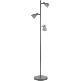 Beliani Stehlampe Beton hellgrau modern MISTAGO
