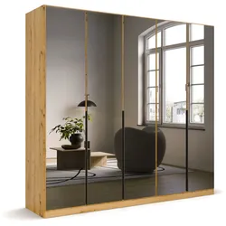rauch Kleiderschrank »Skyla« - 226x54x226cm - braun - Holz / Holz