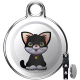 GPS Tracker für Katzen Hunde, Mini Haustier Tracker für Katzen, Tractive GPS Cat Tracker, Hund Tracker ohne monatliche Gebühren, Echtzeit-Standortverfolgung, Wasserdicht Katze Tracker GPS Halsband für