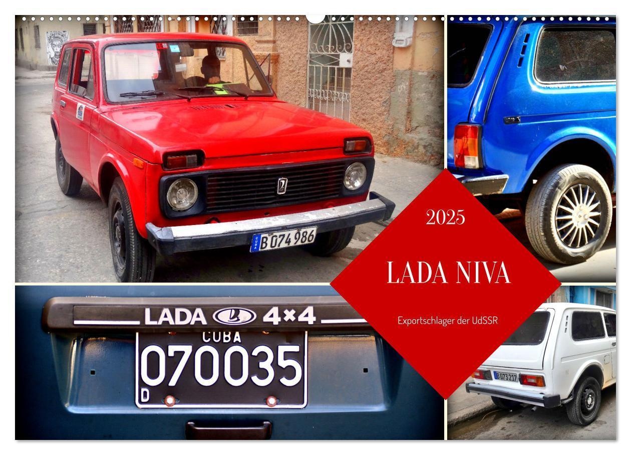 Lada Niva - Exportschlager Der Udssr (Wandkalender 2025 Din A2 Quer)  Calvendo Monatskalender