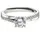 Bruno Banani Solitärring Schmuck Geschenk Verlobungsring rhodiniert, mit Zirkonia (synth) silberfarben 58