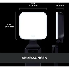 Logitech Litra Glow Premium LED Streaming-Licht, Graphite
