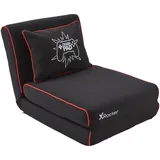X Rocker Crash Pad JR Gaming Stuhl, Schwarz, Rot,