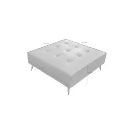 KAWOLA Hocker WIOLO Leder cognac