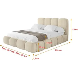 altdecor KALA 120 x 200 cm Beige