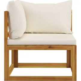 vidaXL 5-tlg. Garten-Lounge-Set mit Auflagen braun
