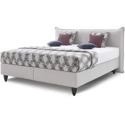 RUF Betten Boxspringbett Sonata 180 x 200 cm Stoff Grau