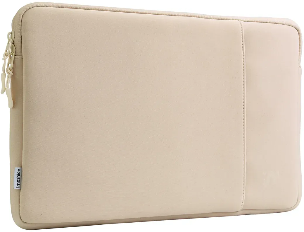 Laptop Hülle 14 Zoll - Laptop Sleeve mit Fach - Sandstone