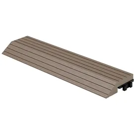 ML-Design WPC Abschlussleiste Gerade 30 x 7,5 cm dunkelbraun