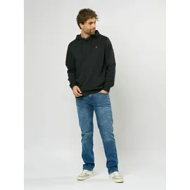 MCS Rundhalspullover "MCS Pullover MCChris", Herren, Gr. XXL, schwarz (tap shoe), Obermaterial: 100% Baumwolle, Pullover Rundhalspullover