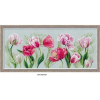 Riolis Kreuzstich-Set "Frühling Tulpen", Zählmuster