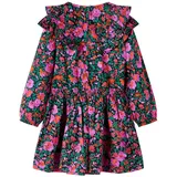 vidaXL Kinderkleid mit Langen Ärmeln Knallrosa 104