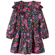 vidaXL Kinderkleid mit Langen Ärmeln Knallrosa 104