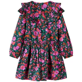 vidaXL Kinderkleid mit Langen Ärmeln Knallrosa 104