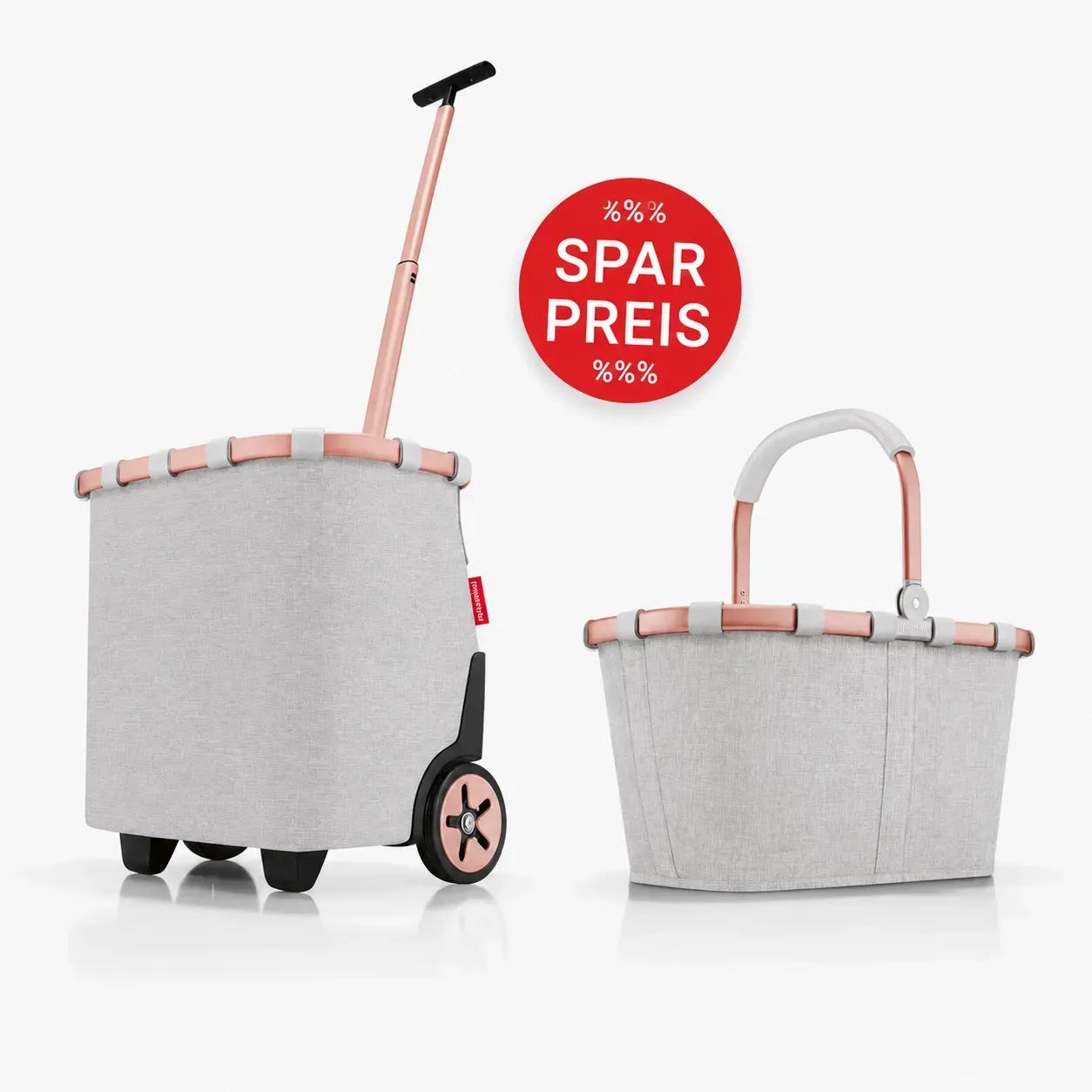 Reisenthel Carrycruiser frame twist sky rose mit Carrbag im Set