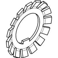 Industrial Quality Supplies DIN 5406 Sicherungsblech für Nutmuttern nach