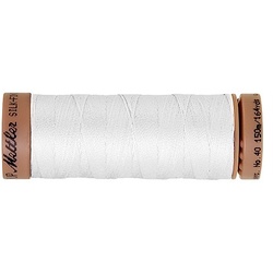 Mettler Silk Finish Cotton Maschinen- & Handquiltgarn, Stärke: 40, 150m-Spule, weiß