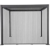 gardenson Lamellenwand für Pavillon 93 x 2,4 m Anthrazit